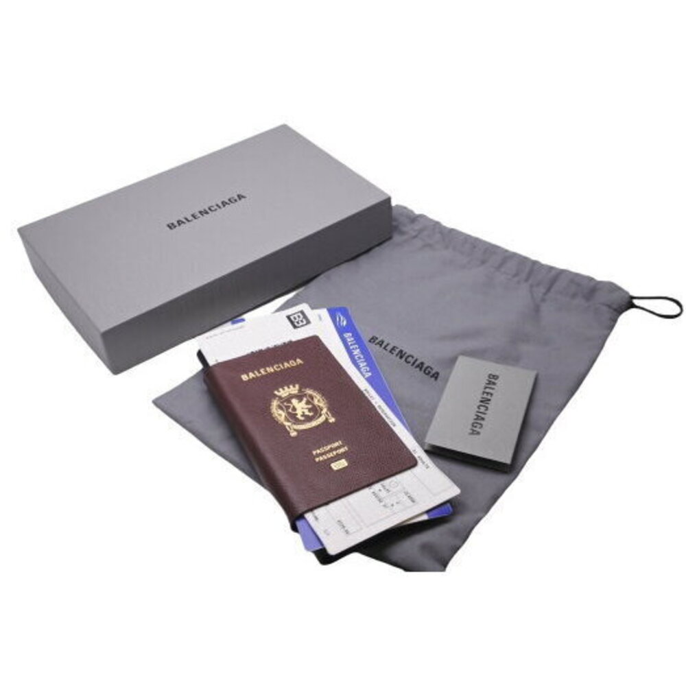 Balenciaga Passport Long Wallet White Black Blue